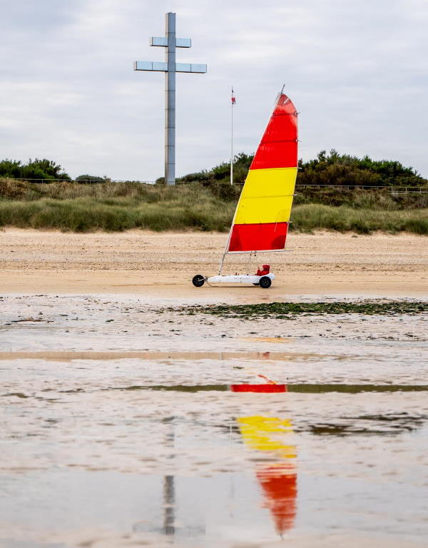 char à voile