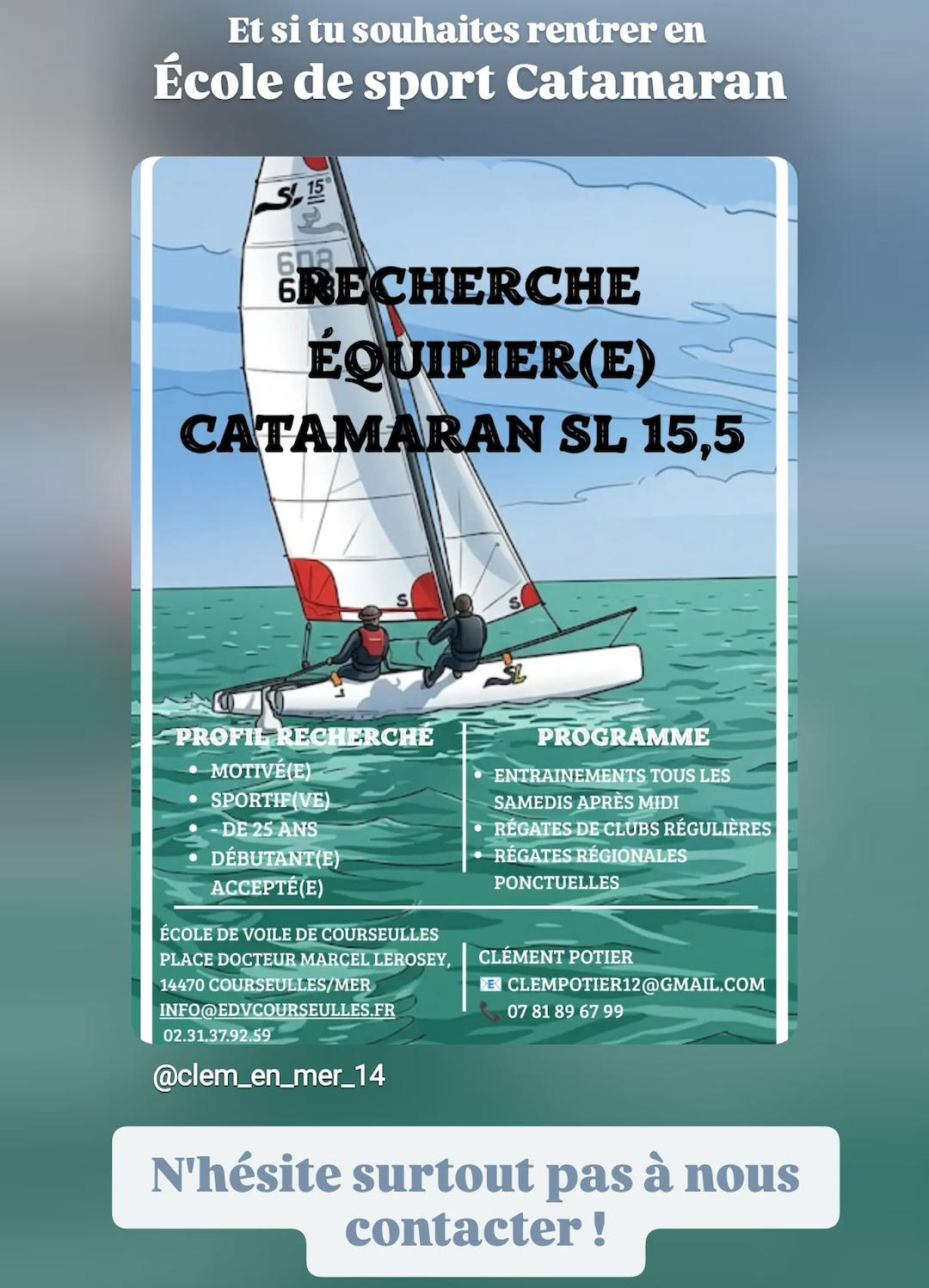 Recherche équipier SL15.5